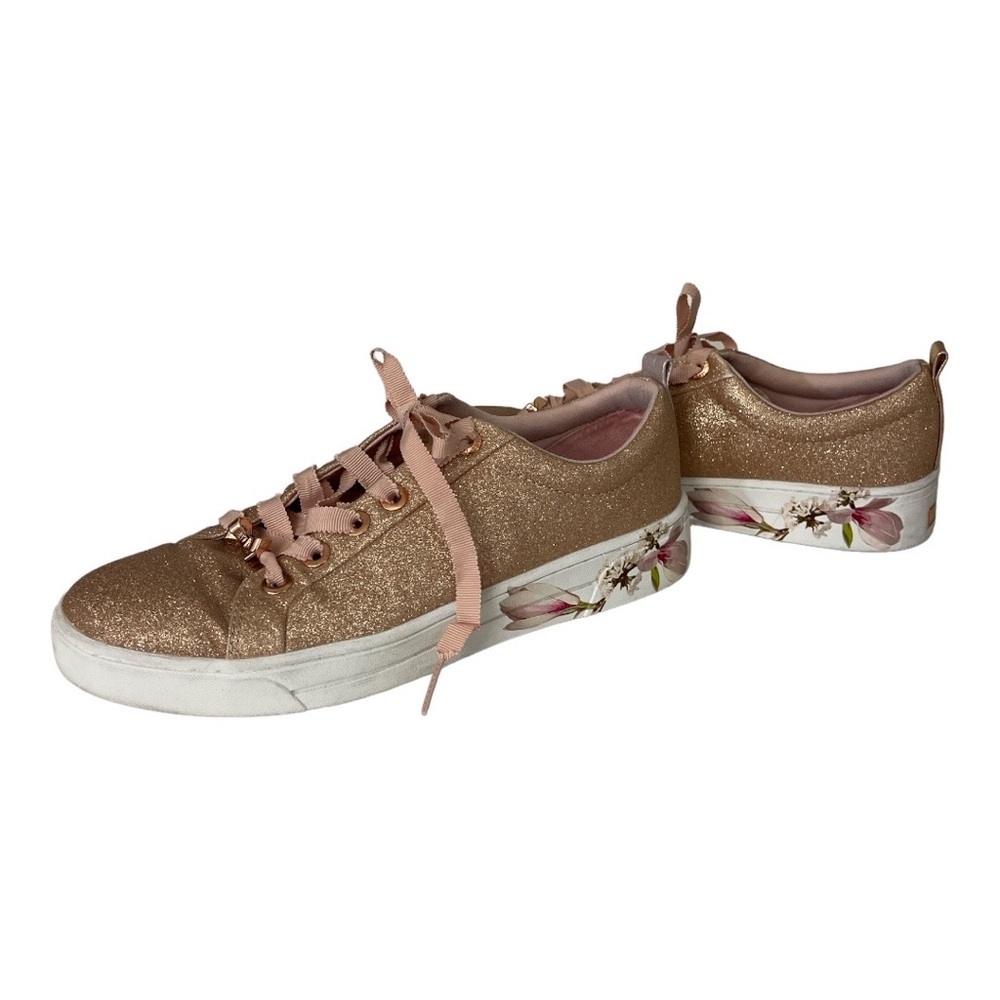 Ted Baker London, Kelleit, glitter sneaker sz7 - Picture 4 of 7